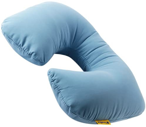 Travel Blue Luxuriöses Aufblasbares Nackenkissen Flugzeug - Revolutionäres Nappy Reisekissen mit Weichem Waschbarer Mikrofaserbezug, Reisekissen Flugzeug mit Synthetischem Daunen aus Baumwolle