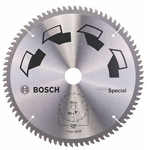 Bosch 2609256896 Special Lama per Sega Circolare, 250 x 2 x 30, 80 Denti