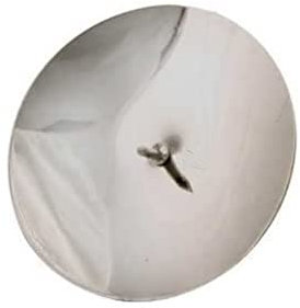 Riffelmacher 10752 - Adventskerzen-Halter, 4 Stück im Beutel, Durchmesser 6 cm, aus Metall, Silber, Kerzen-Stecker, Adventskranz, Gesteck, Dekoration, Weihnachten, Advent