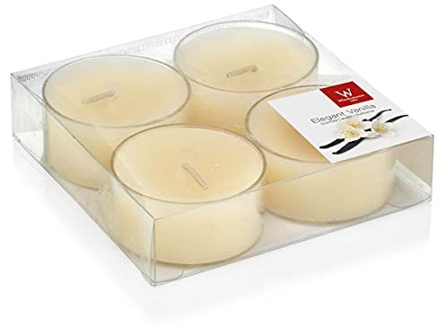 Wiedemann Maxi-Duftteelichte, Wachs, Vanille, 1.9 x 5.7 cm