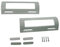 Ufixt 2 x Fits Howdens, Hygena, Iceking, Indesit, Labcold and Lamona Universal White Fridge Freezer Door Handle 80mm-150mm