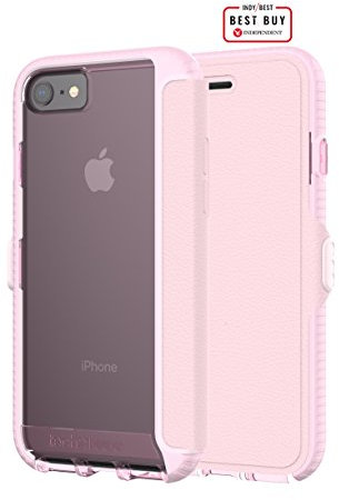 Tech 21 T21-5339 Evo Wallet Case with FlexShock for Apple iPhone 7 - Light Rose