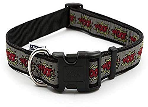 Ancol Viva Padded Soft Touch Dog Collar with ID Loop - Pink - Lightweight Weatherproof Adjustable Puppy Training Neckband - 50-59cm Size 7