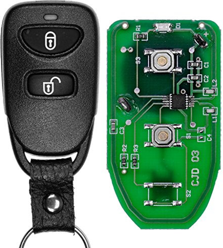 Auto Schlüssel Funk Fernbedienung 1x Funk Gehäuse + 1x 434 MHz Sender Sendeeinheit + 1x Batterie für KIA