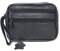 Frédéric Johns® - Herrenhandtasche - Herren echt Leder Handgelenktasche I Herrenhandtasche I weiche Lamm Leder I Einzelkammer I Business Tasche (Schwarz2)