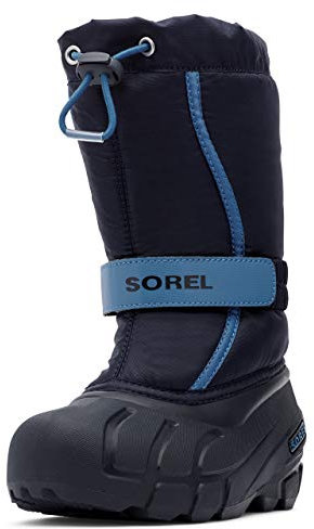 Sorel KIDS FLURRY Schneestiefel für Unisex Kinder, Blau (Collegiate Navy x Atmosphere) - Youth, 34 EU