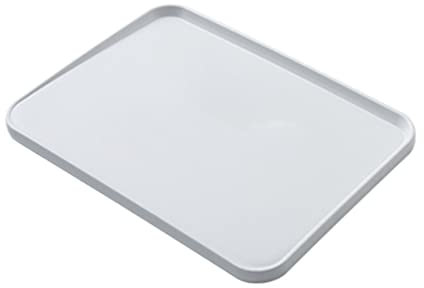 Schräges Schneidebrett mit Anti-Überlaufkante, doppelseitig erhältlich, Fleisch- und Gemüseschneidebrett aus Kunststoff