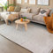 FRAAI | Home & Living Wollteppich - Wise Grau Weiß 609 - Wolle - Flachgewebe - Einfarbig - Skandinavisch - Wohnzimmer, Esszimmer, Schlafzimmer - Carpet