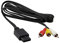 WICAREYO 5.9ft AV TV Video AV Cable Compatible for SNES NGC N64 console
