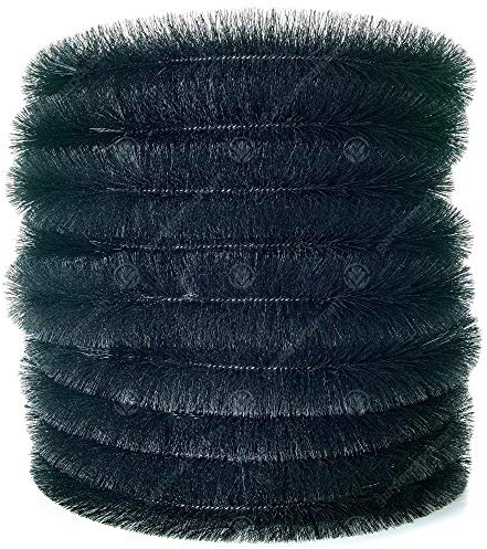 GardenersDream Gutter Brush Black Leaf Guard Moss Protection Debris Filter (32m / 105ft)