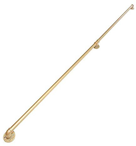 Geländer for Treppen Gold, Treppengeländer Geländer der Wand befestigten Geländerhandlauf for Innentreppe führt direkt zu Stairwell Tür-Hause oder Keller Eingang, 30-600cm ( Size : 300cm )