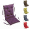 sunnypillow Bankauflage Stuhlkissen Bankkissen 40 x 40 x 40 cm Sitzkissen und Rückenkissen für Hollywoodschaukel Polsterauflage Auflage für Gartenbank viele Farben und Größen zur Auswahl Violett
