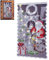 Ahagut Spitze Vorhänge Scheibengardine mit LED Weihnachten Deko Schneemann Gardine Vorhang Weihnachtsgardine, 102x213 cm(Mit Licht)