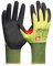Gebol Master Cut C Plus, Arbeitshandschuhe aus Nitril, Schnittschutzhandschuhe mit verstärktem Daumen-Zeigefinger-Bereich, Unisex Nitrilhandschuhe mit Schutz vor Öl & Nässe, Gr. L (Gr.9), Neon Gelb