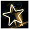 LED Leuchtreklame Stern Neonlichter Warmweiß Neon Wandleuchte Batterie oder USB Betriebenes Nachtlicht LED Lichter Wanddekoration für Hochzeit Wanddekor Urlaub Party Camping Kinderzimmer Zuhause