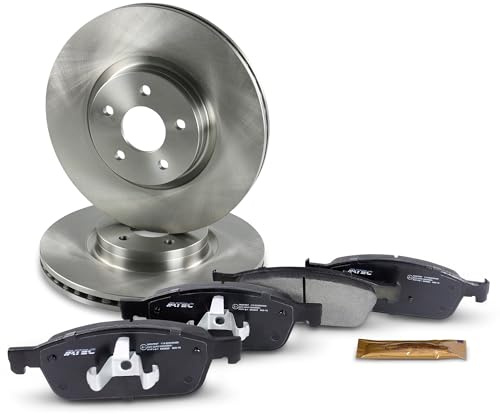 BESTPRICE Bremsenset Vorderachse inkl. Bremsscheiben Belüftet Ø 320 mm + Bremsbeläge vorne