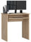 AKORD Escritorio Star para PC con Bandeja para Teclado | 2 Cajones y 2 estantes con Puertas Mesa de Oficina | Escritorio de Oficina | 68 x 77 x 51 cm | Peso 20 kg Roble Sonoma