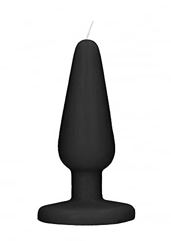 Shots S-Line - Scandalous Candles Butt Plug - Black