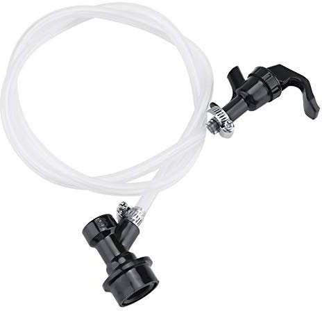 Tiiyee Manguera Para Grifo de Cerveza, Cerveza con Enfriador Portatil Barril Profesional Dispensador 100CM Tubo Línea Conjunto Bloqueo Montaje Transparente Picnic Fiesta Y Desconexión Fiestas