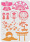 FINGERINSPIRE Japanische Element-Schablone 29,7x21cm Japanischer Schrein Hibana Faltfächer Kimono-Malschablone Kirschblütenmuster-Schablonen Schablonen zum Malen auf Holz, Boden, Wand und Fliesen