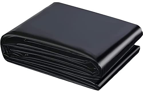 YOUSTOO Teichfolie, 3,0 x 4,0 m HDPE Kleine Felle Fischteichfolien Teichplane für Fischteiche, Bachläufe, Brunnen und Wassergärten