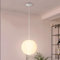 FUYO LED Pendelleuchte 25cm Dimmbare Hängelampe Smart Kugelleuchte mit RGB Farbwechsel, Fernbedienung&App-Steuerung, Tischleuchte Kugellampe für Innen Außen Schlafzimmer Wohnzimmer Garten
