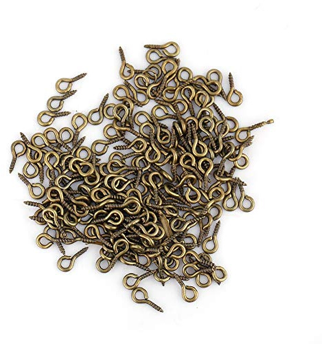 Ts, Kleine Ösen Zum Einschrauben, Schmuck, Ösenschrauben, Klein, Messingschrauben, Ösen, Mini-Schrauben-Ösenstifte, 200 Stück, Beutel, Ösenstifte, Ösenstifte, Legierungsgewinde,