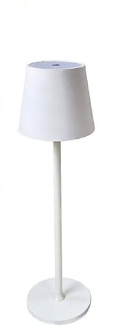 Teramo led Lampada Da Tavolo Led Ricaricabile Touch Luce Calda Naturale Fredda (BIANCO)