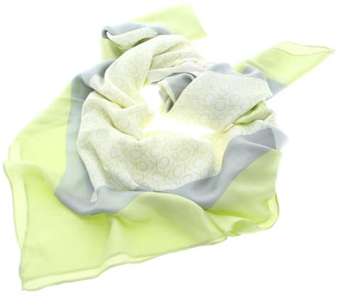 Calvin Klein Geo Minimal Scarf 130x130 Spirit Green