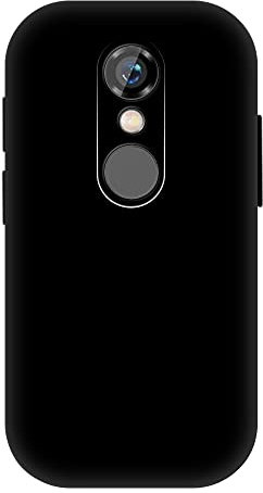 TPU Handyhülle Kompatibel mit Unihertz Jelly 2, Stoßfeste Weiche Schutzhülle mit Präzisen Aussparungen und Kratzfestem, Schlankem Design (Schwarz)