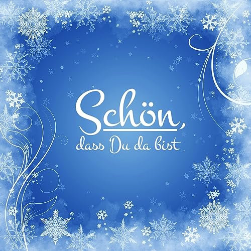 20 Servietten Weihnachten Schön in Winterkristalle als Tischdeko. Papierservietten mit Motiv. Auch für Decoupage und Serviettentechnik 33x33cm