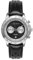 Carlheim Men's Watches Aksel 4005 Silver Black Leather Tachymeter Racing