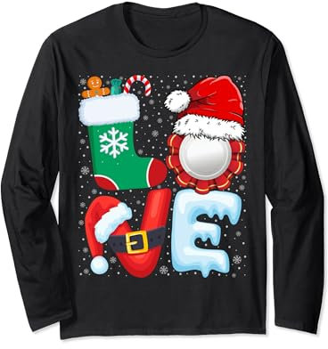 Bottle Cap Wearing Santa Hat Xmas Christmas Langarmshirt