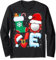 Bottle Cap Wearing Santa Hat Xmas Christmas Langarmshirt