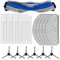 Cloudpower Lot de 16 pièces de rechange pour aspirateurs robots pour Deebot N20/Plus/Pro Plus, 1 brosse rouleau principale, 4 filtres HEPA, 5 chiffons de serpillère, 6 brosses latérales