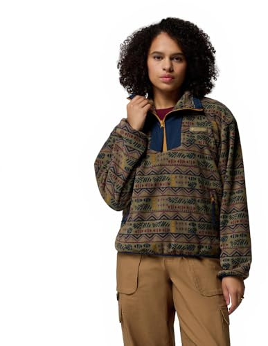 Columbia Women's Sequoia Grove Printed Half Zip Fleece Pull Over (Pack of 1)