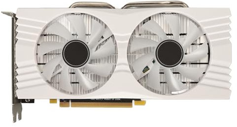 Brilluxa RX 580 Carte graphique 8 Go GDDR5 256 bits 1286 MHz 7000 MHz DisplayPort HD double ventilateur de refroidissement pour PC