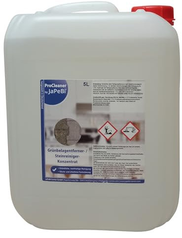 5L Grünbelagentferner Steinreiniger Algenentferner Konzentrat