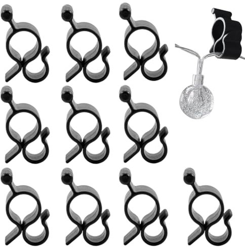 WUSJCOF Ganchos para Riel de Keder 10 Piezas, Ganchos en Forma de S para Camping, Accesorios Camper, Ganchos para Toldos y Lonas para Toldo Camper, Decoración para Autocaravanas