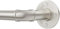 DEFYNEE Nickel Curtain Poles for Eyelet Curtains, 80-183cm 25mm Diameter Extendable Indoor/Outdoor Curtain Rods for Bedroom, Living room, Office