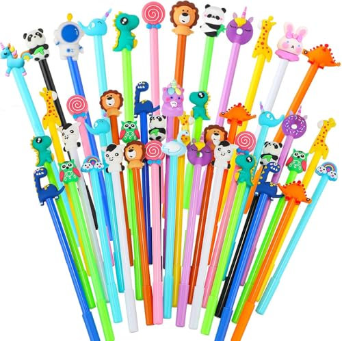 Bolsas de fiesta para niños, 30 bolígrafos Shake and Go con bonito bolígrafo de animales, recuerdos de fiesta para niñas y niños
