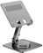 Zienstar-Soporte para Tablet Mesa,Plegable y Aluminio,Giratorio 360 ° y Altura Ajustable para Tabletas, ipads, Teléfonos Móviles 4 - 14 (Gris)