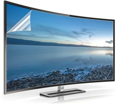XAoSCd Protecteur D'Écran Mat Antireflet pour Téléviseur De 27 À 75 Pouces, Anti-Lumière Bleue Et Anti-Rayures, Soulage La Fatigue Oculaire pour Téléviseurs LCD, LED, OLED,Matte-75 inch 1645x930mm