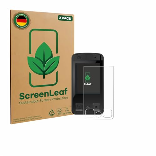 ScreenLeaf Schutzfolie für Bosch Kiox 400C | 2 Stück Transparenter Displayschutz Made in Germany Klare Displayschutz-Folie Kratzfest