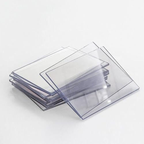 2 mm Policarbonato Placas Transparente Invernadero Exterior Metacrilato Plancha Impermeable Alta Resistencia para Cocheras y Techos(16x24in/40x60cm)