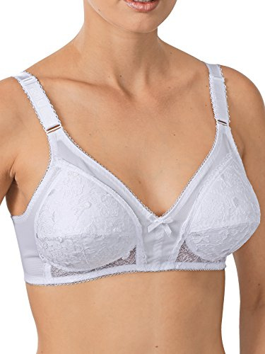 Naturana Damen Gepolstert Bügelloser BH Gr. 95B, Weiß (White 300)