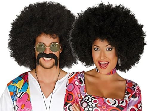 Guirca Fiestas GUI4006 - Extra Schwarze Afro-Perücke