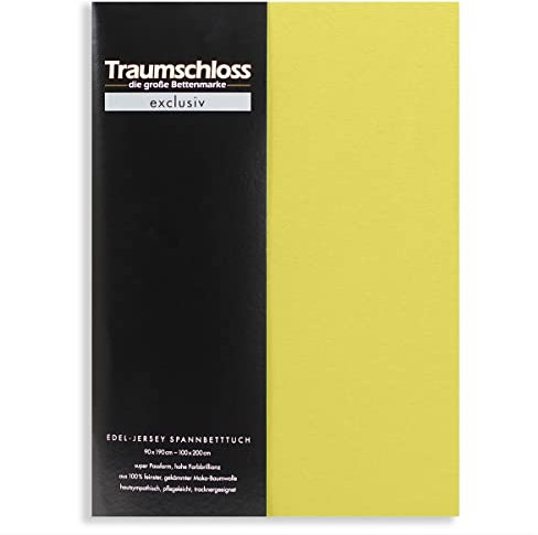 Traumschloss Exclusiv Edel-Jersey Spannbettlaken 180-200x200 moos