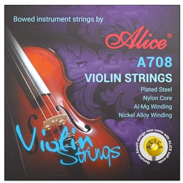 Alice A708 Violine Saiten Set, 4/4 Größe, extra E1 String