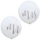 Ginger Ray Giant Mrs Wedding Balloons 36 Inch Twin Pack Rustic Country, White